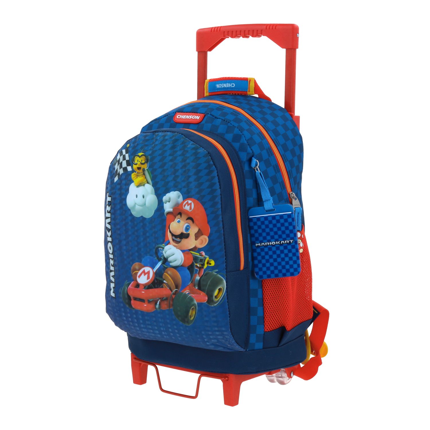 Mochila con Ruedas Mario Bros by Chenson Azul para Niño – Práctica y Divertida 2