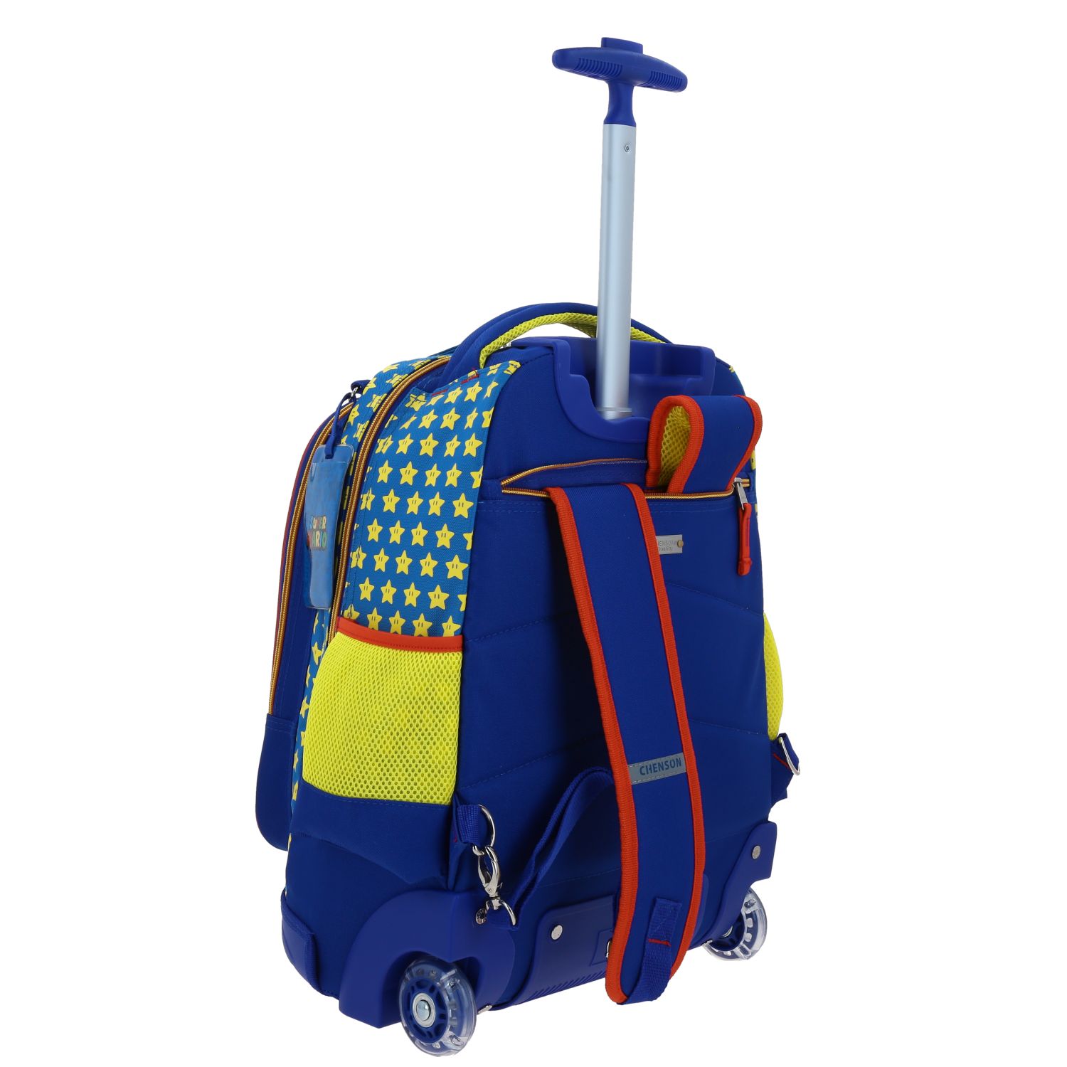 Mochila con Ruedas Mario Bros by Chenson Azul para Niños – Diversión y Comodidad 3