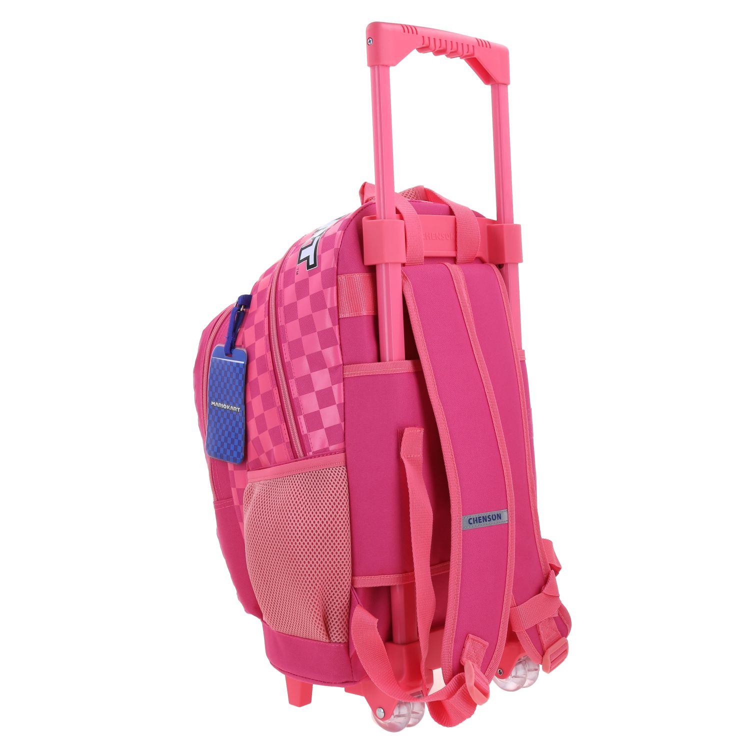 Mochila con Ruedas Mario Bros by Chenson Fucsia – Divertida y Práctica 3
