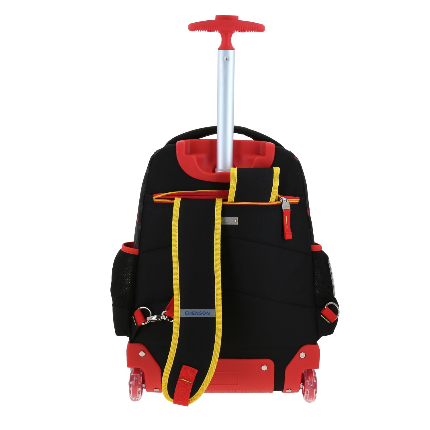 Mochila con Ruedas Mario Bros by Chenson Negra para Niño – Ideal para Primaria 4