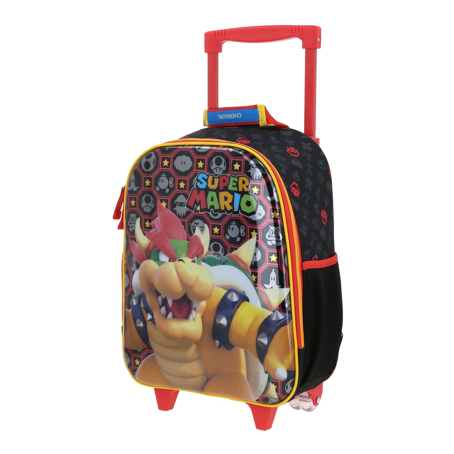Mochila con Ruedas Mario Bros by Chenson Negro para Niño – Ideal para la Escuela 2