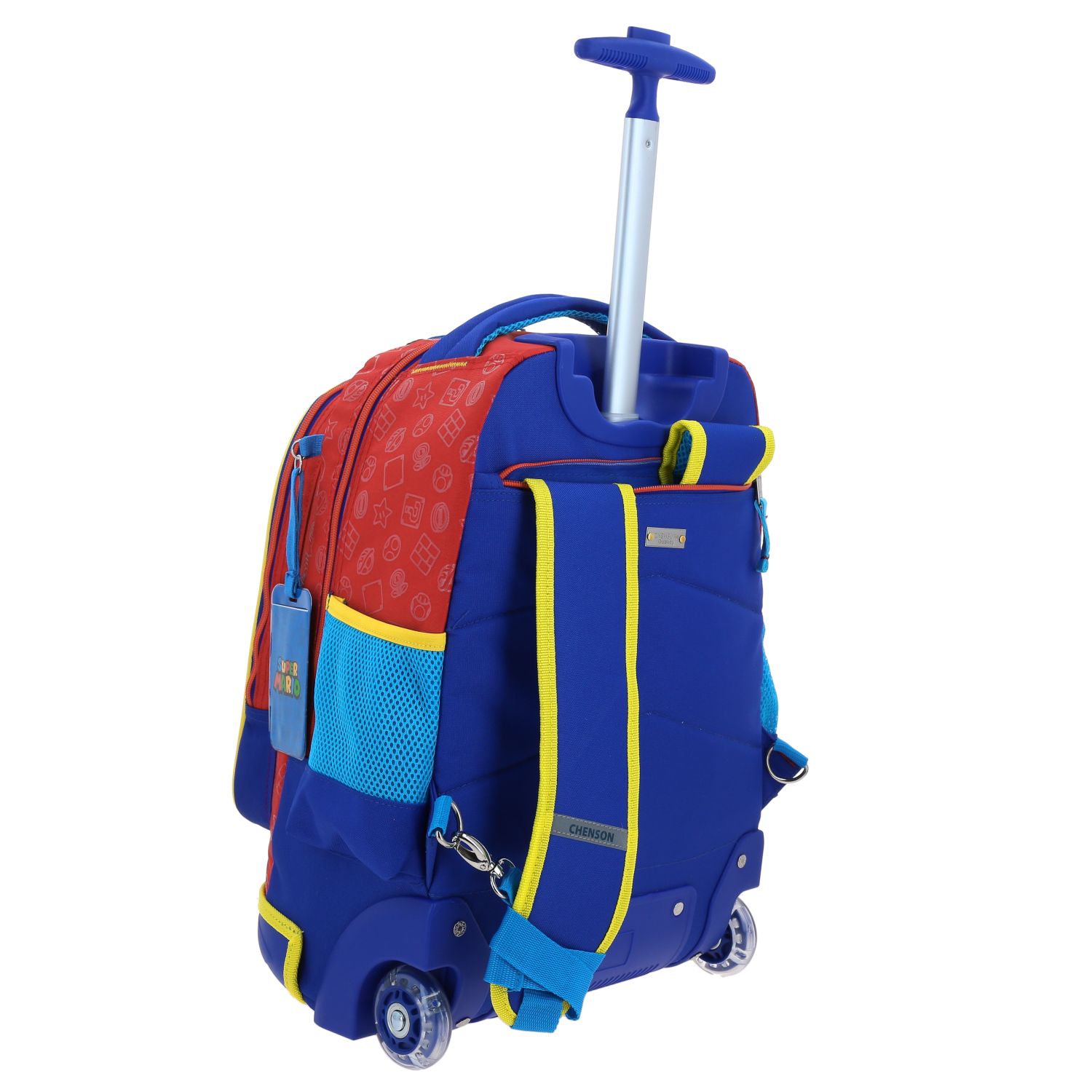 Mochila con Ruedas Mario Bros by Chenson Roja para Niños – Diversión y Comodidad 3