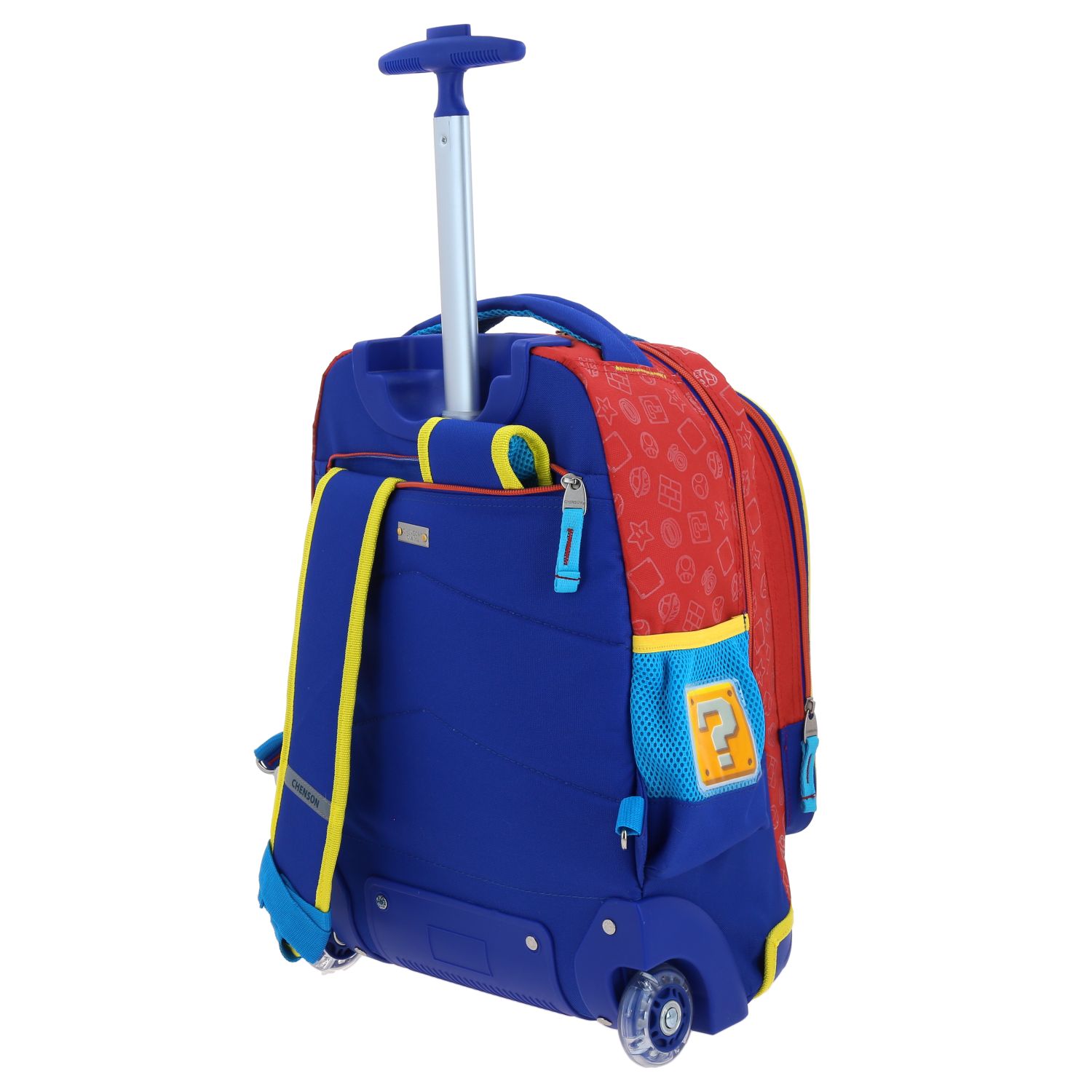 Mochila con Ruedas Mario Bros by Chenson Roja para Niños – Diversión y Comodidad 5