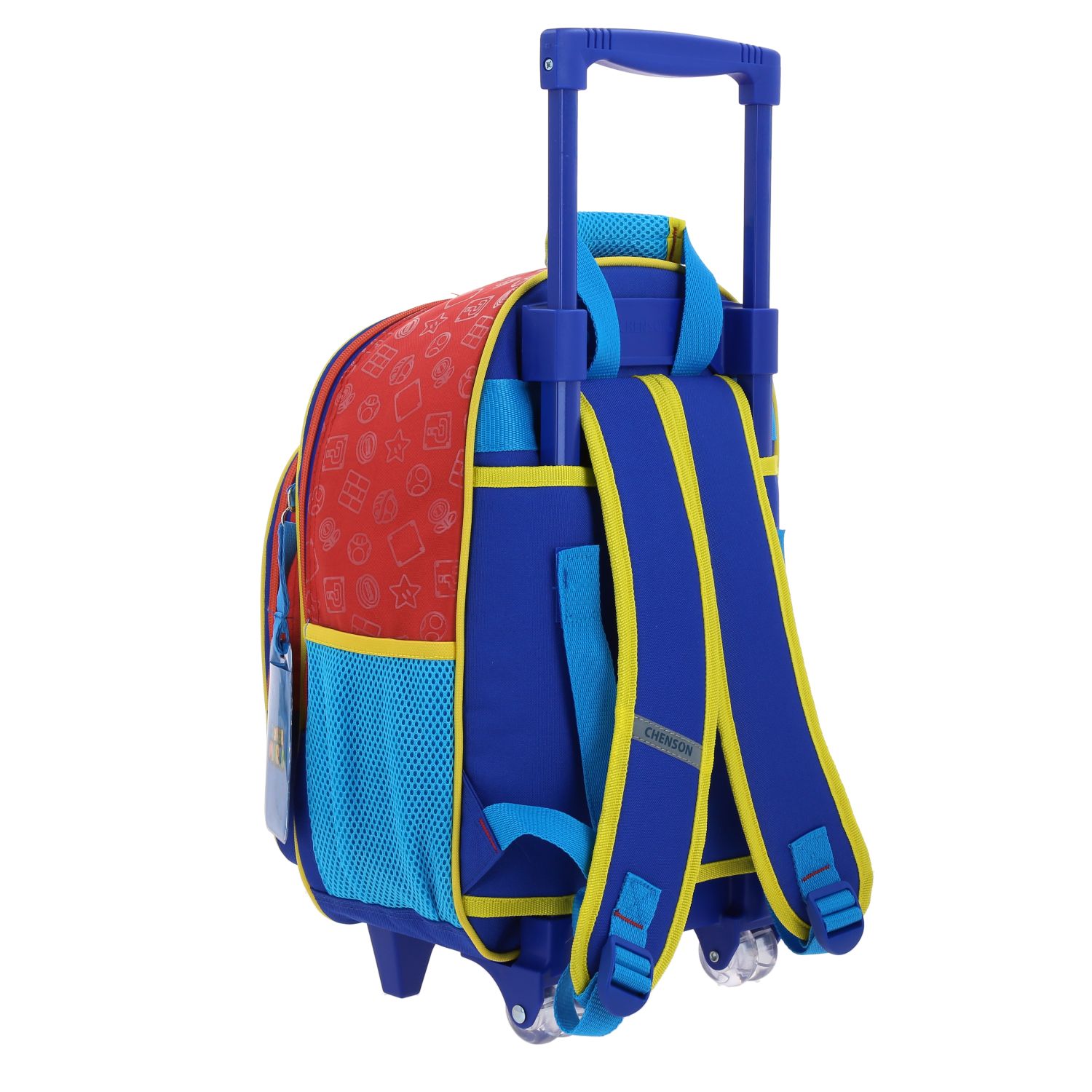 Mochila con Ruedas Mario Bros by Chenson Roja para Niños – Práctica y Divertida 3