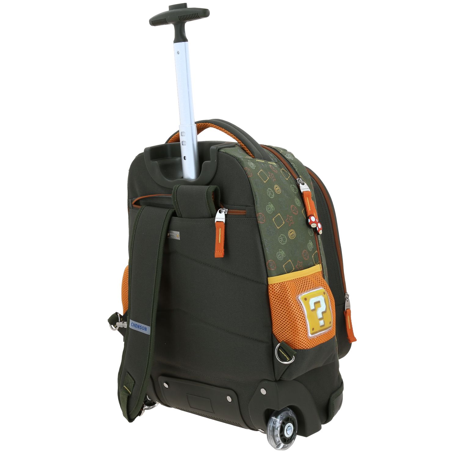 Mochila con Ruedas Mario Bros by Chenson Verde Seco – Diversión y Comodidad 5