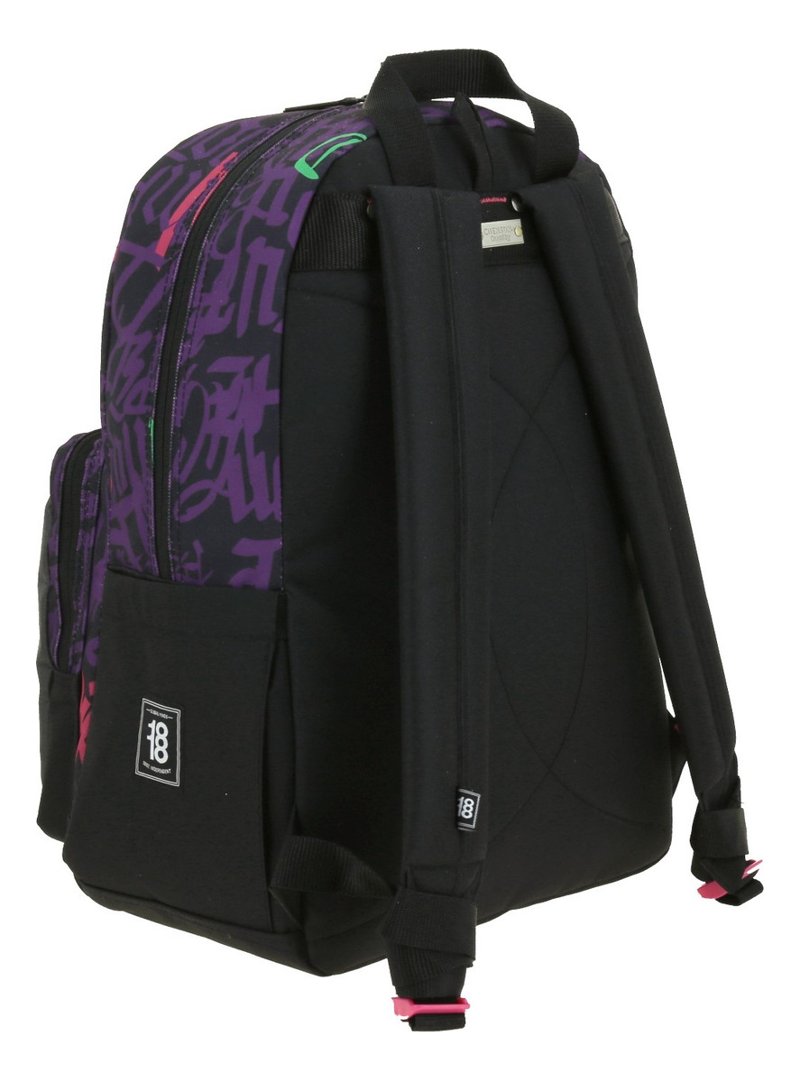 Mochila Disney Villains Bad Influence Estampado Negro Primaria Vi66206-3 Diec18cho 4