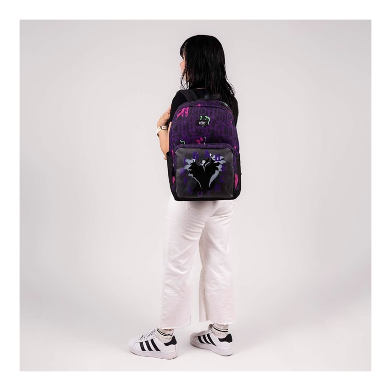 Mochila Disney Villains Bad Influence Estampado Negro Primaria Vi66206-3 Diec18cho - vista 2