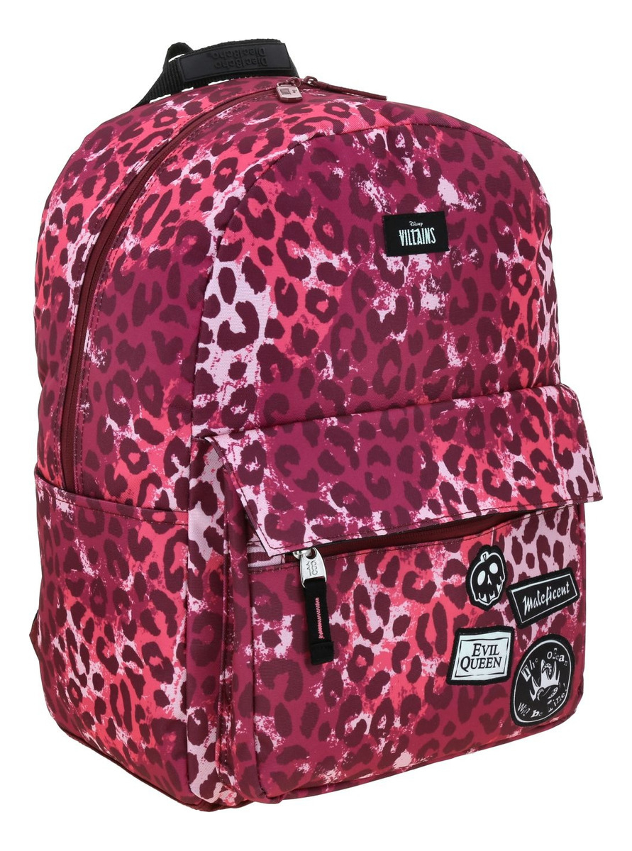 Mochila Disney Villains Evil Queen Maleficent Estampado Bordado Primaria Vi66420-m Diec18cho Color Rosa/violeta Diseño De La Tela Estampado/bordado 3