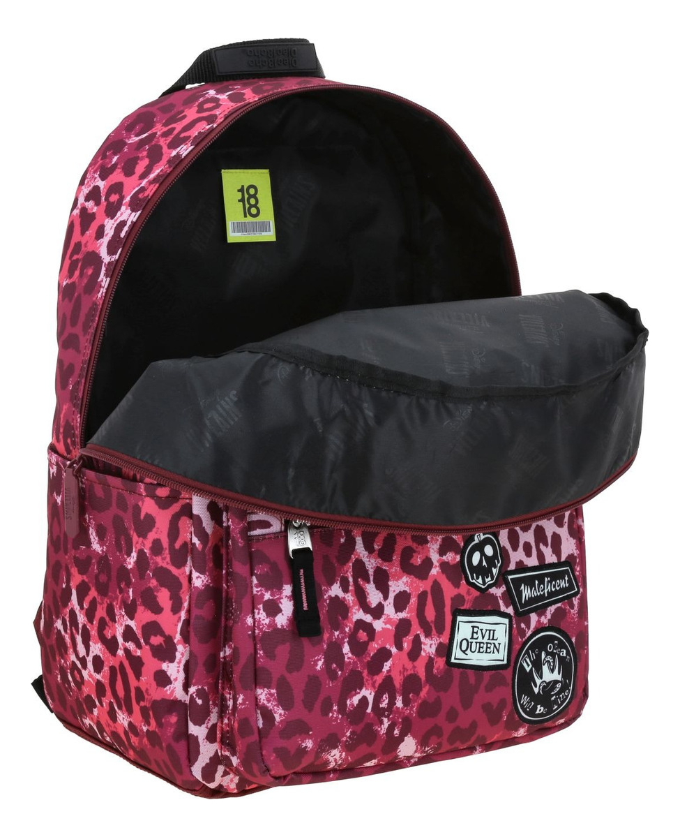 Mochila Disney Villains Evil Queen Maleficent Estampado Bordado Primaria Vi66420-m Diec18cho Color Rosa/violeta Diseño De La Tela Estampado/bordado 4