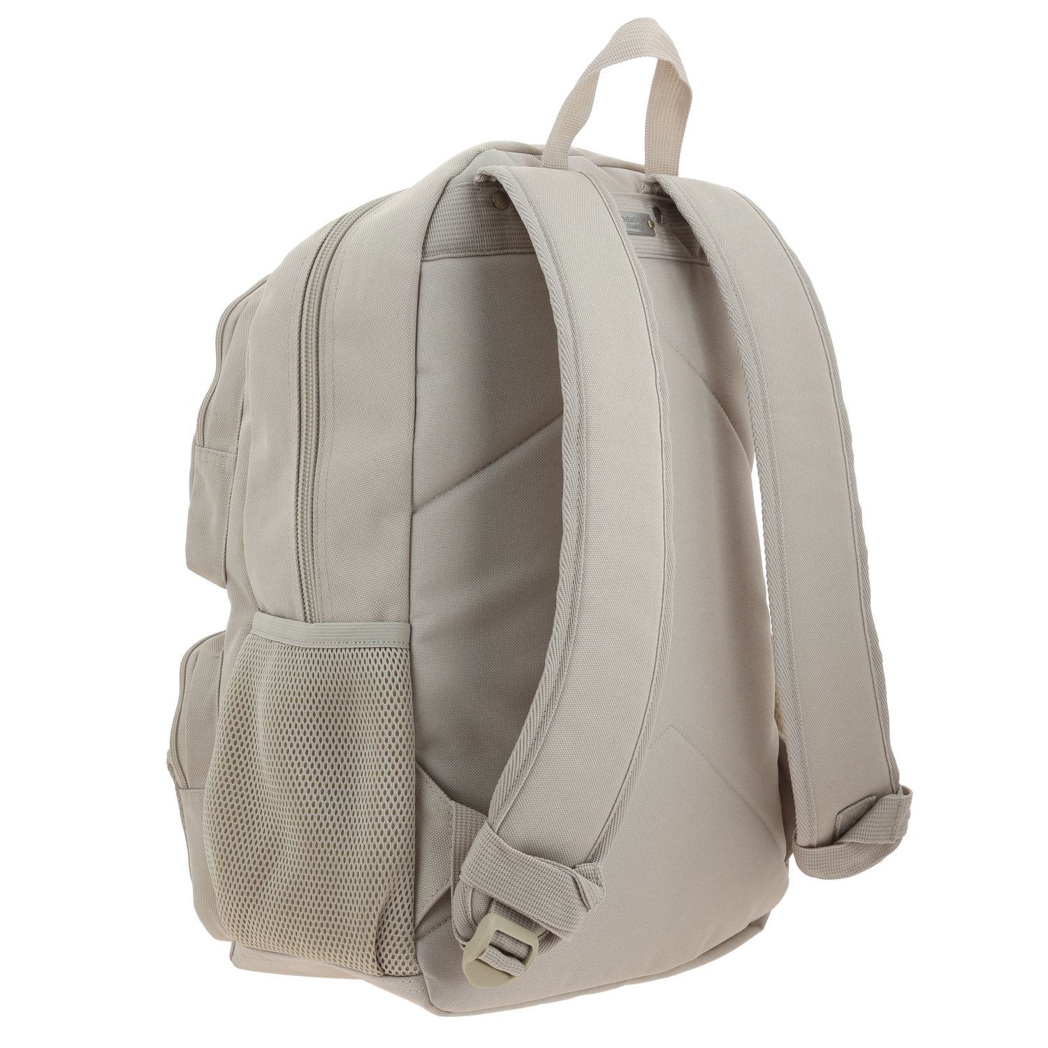 Mochila escolar 1818 by Chenson beige con amplio compartimento y bolsillos 3