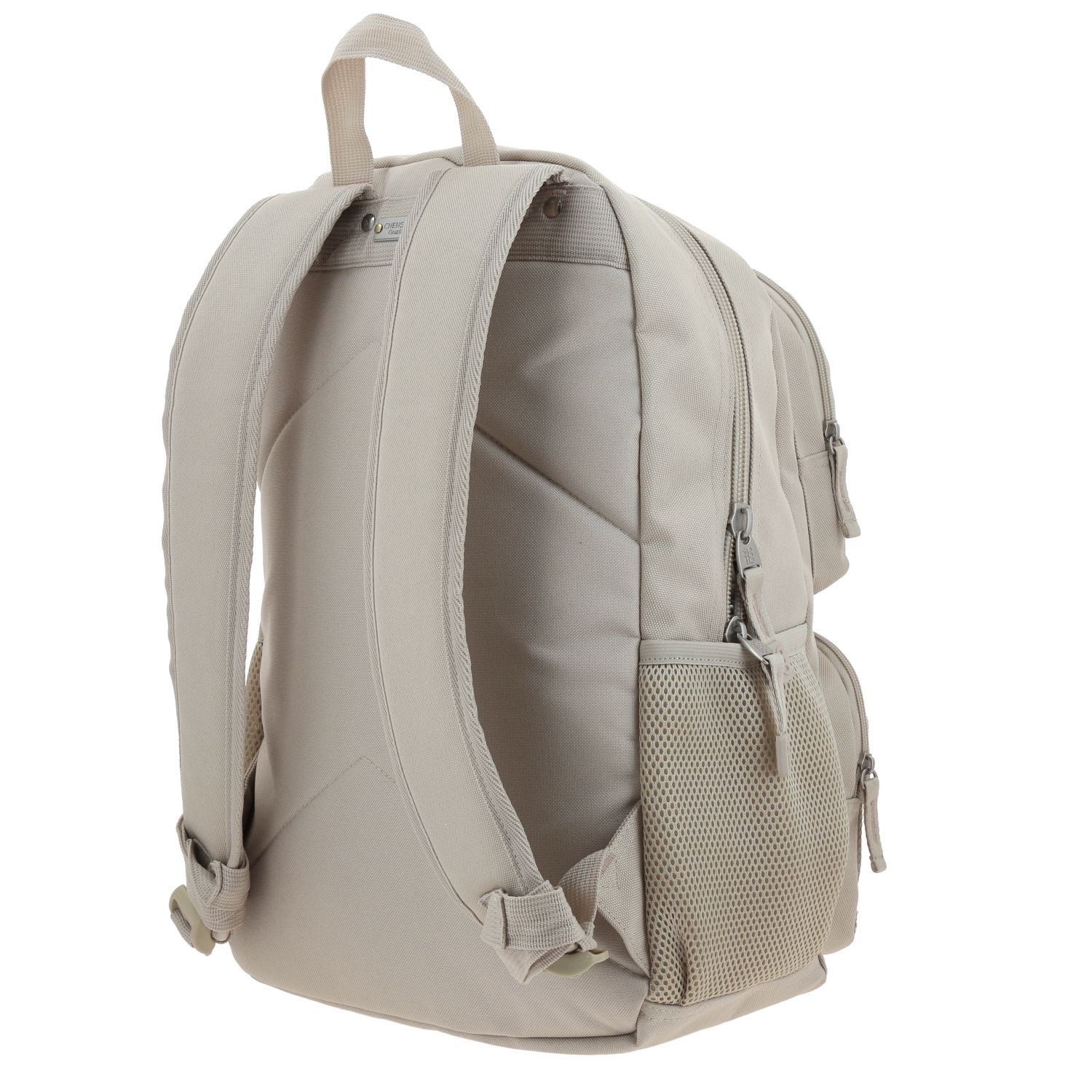 Mochila escolar 1818 by Chenson beige con amplio compartimento y bolsillos 5