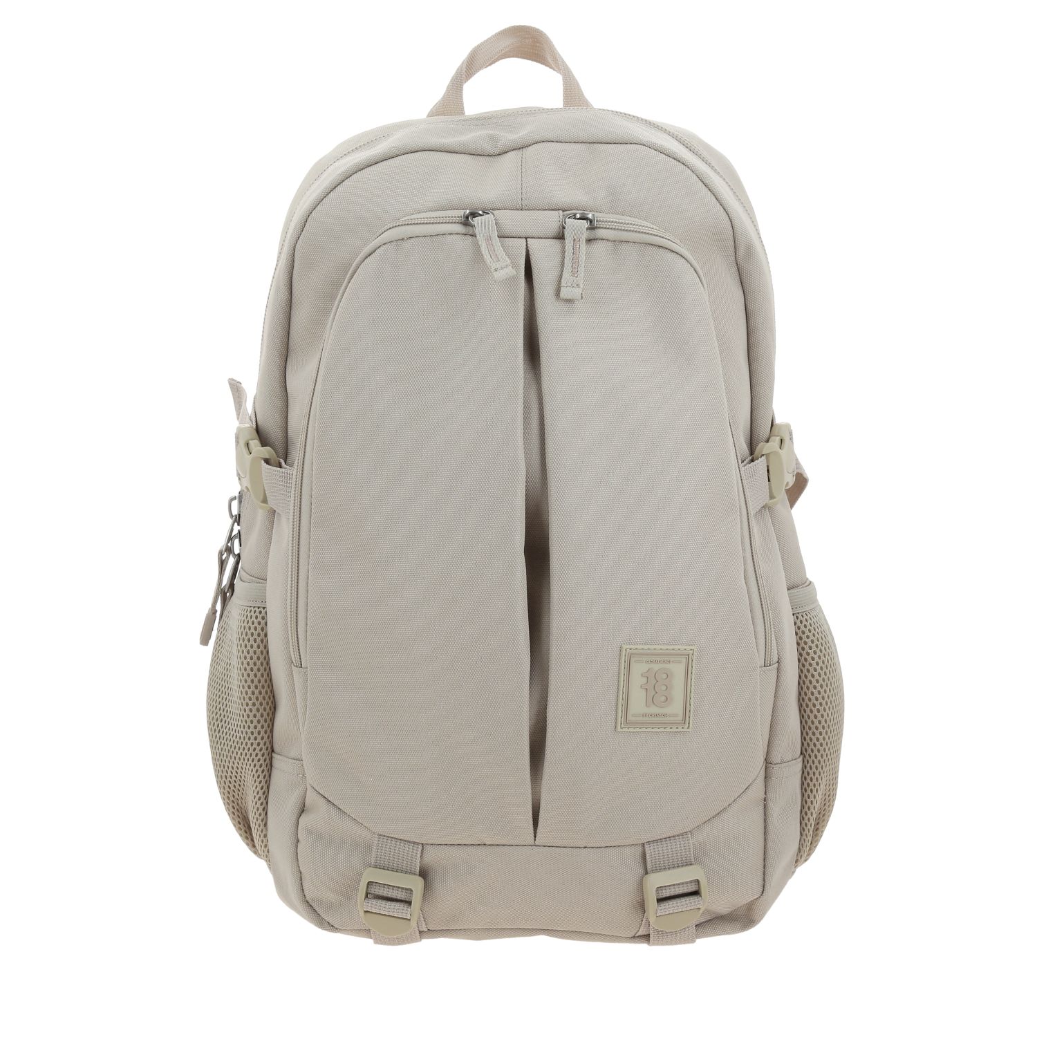 Mochila escolar 1818 by Chenson Beige con amplio compartimento