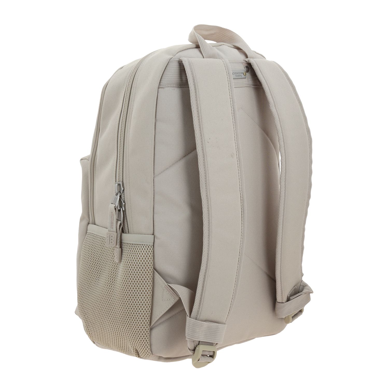 Mochila escolar 1818 by Chenson beige para jóvenes con amplio compartimento 3