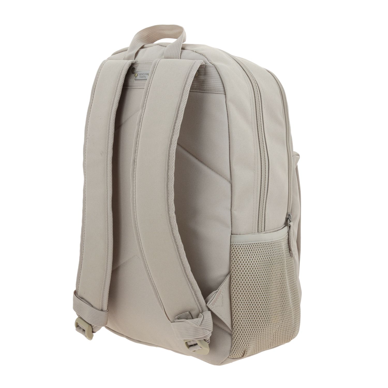 Mochila escolar 1818 by Chenson beige para jóvenes con amplio compartimento 5