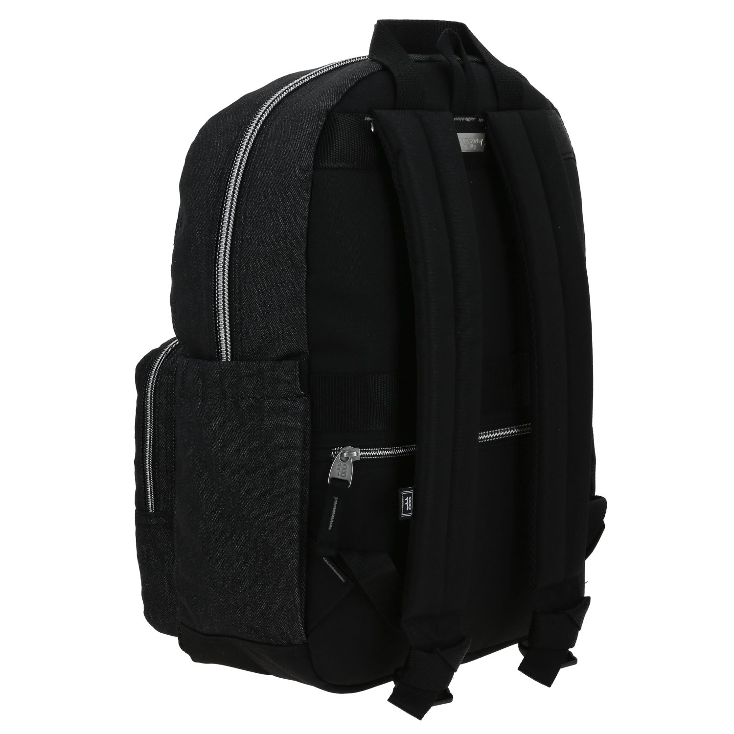 Mochila escolar 1818 by Chenson negra con doble bolsillo frontal y amplia capacidad 3
