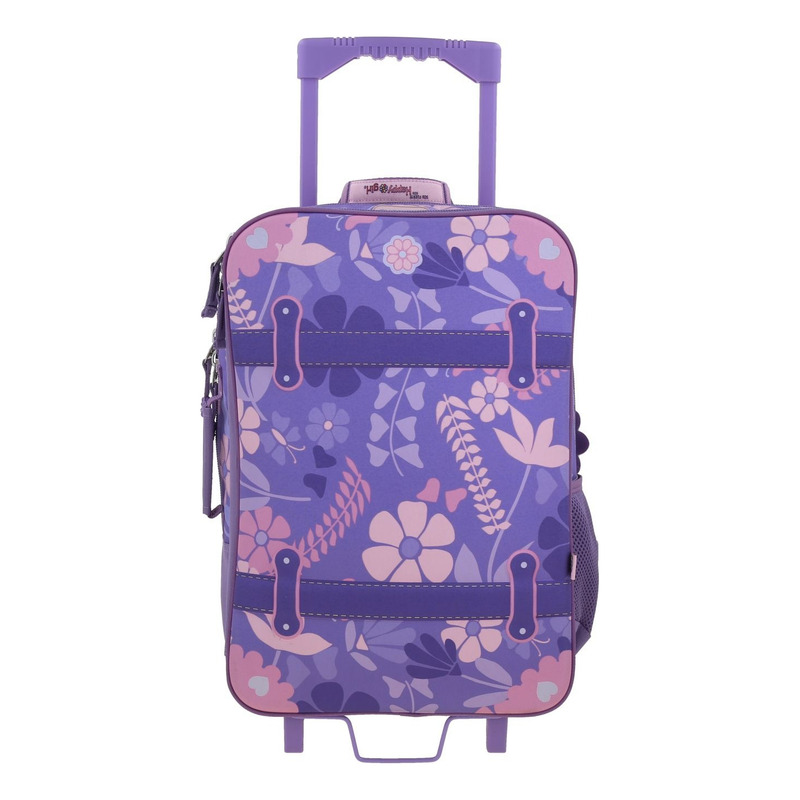 Mochila Escolar A Ruedas Chenson Happy Girl Bagster Hg70732-u Color Violeta