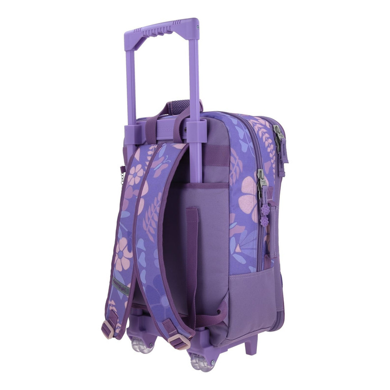 Mochila Escolar A Ruedas Chenson Happy Girl Bagster Hg70732-u Color Violeta 4