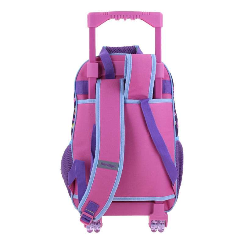 Mochila Escolar A Ruedas Chenson Vania Bachur Pacia Color Rosa Vb70516-p 3
