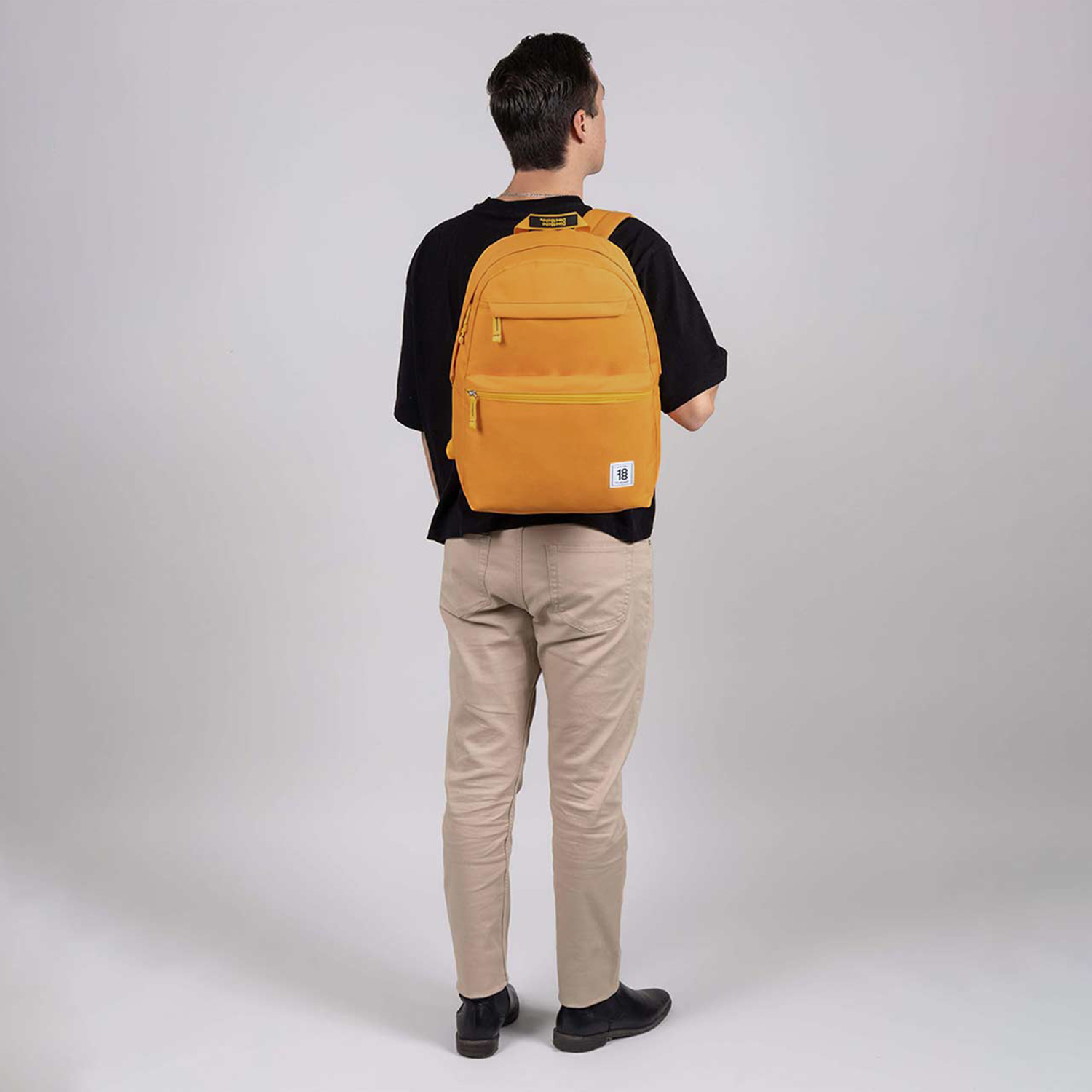 Mochila Escolar Amarilla 1818 by Chenson | Amplio Compartimento para Jóvenes - vista 2