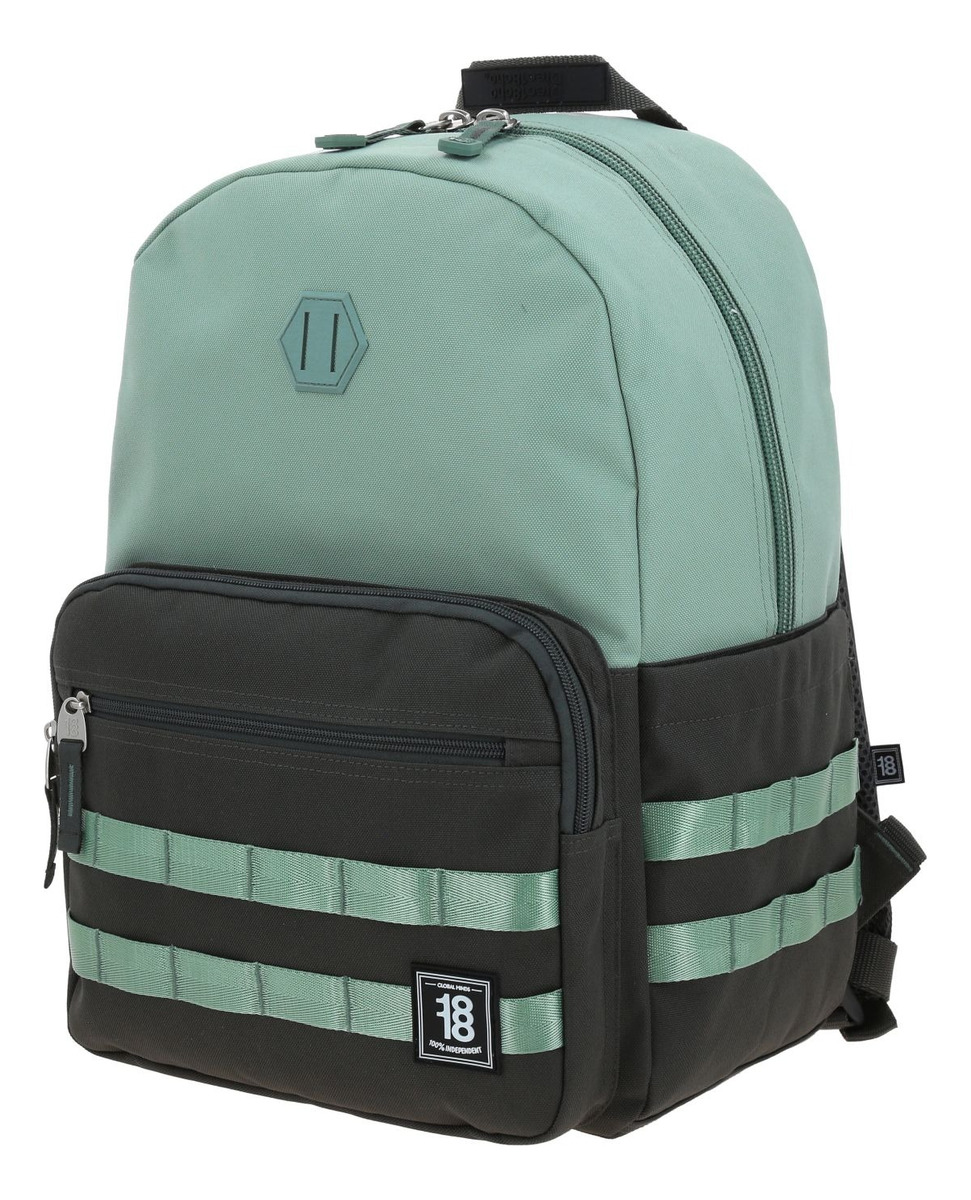 Mochila Escolar Chenson 1818 Belt 1870185-2 Verde 2