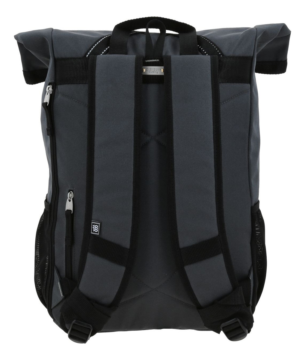 Mochila Escolar Chenson 1818 Comiut Gris Y Negro Urbana 1870247-3 4