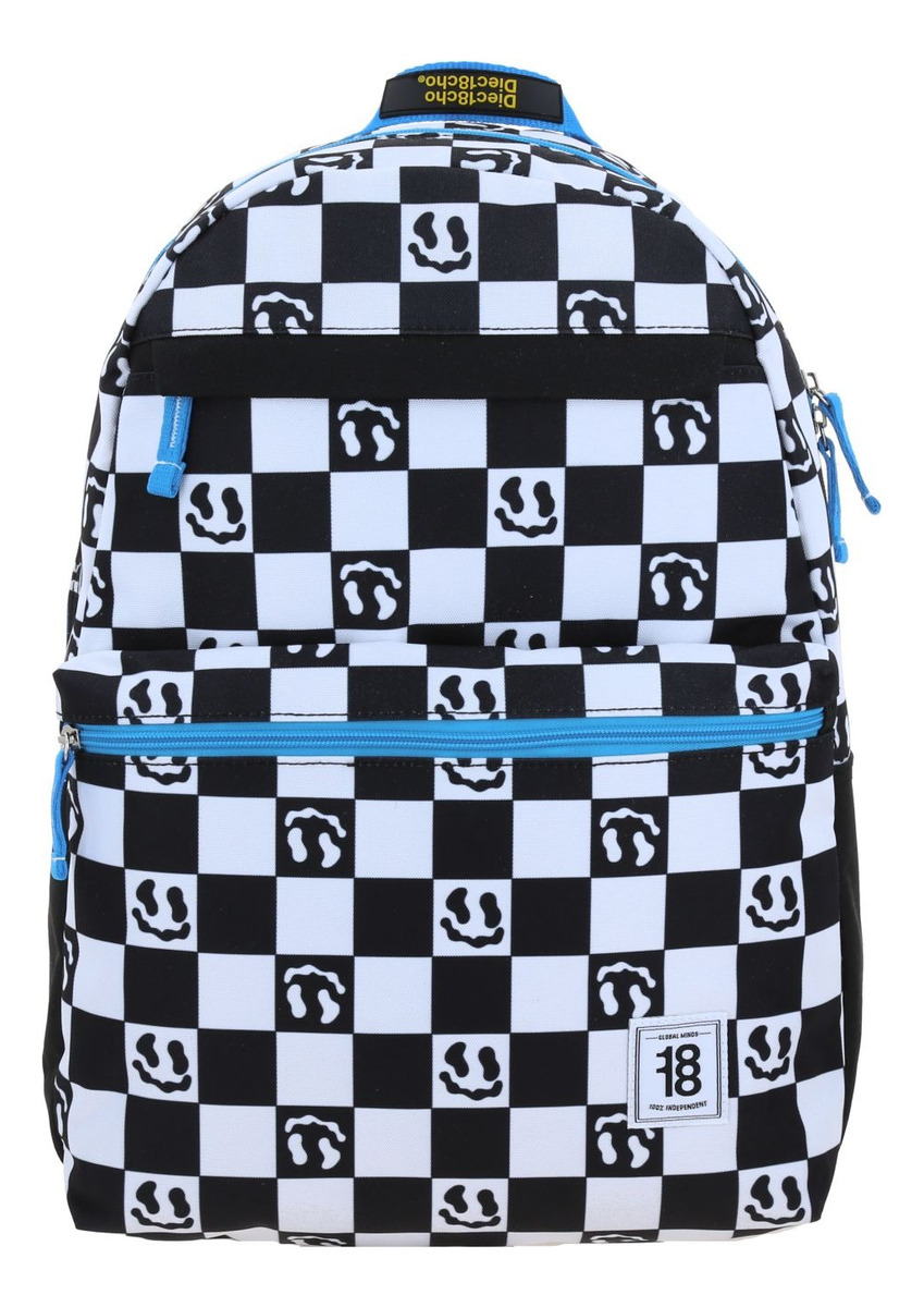 Mochila Escolar Chenson 1818 Crazy Colors 1870462-3 Negro