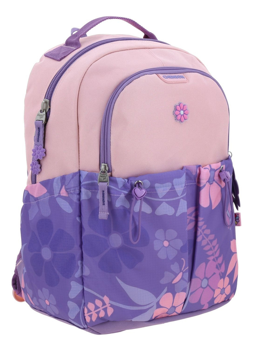 Mochila Escolar Chenson Happy Girl Bagster Hg70172-u Color Rosa 5