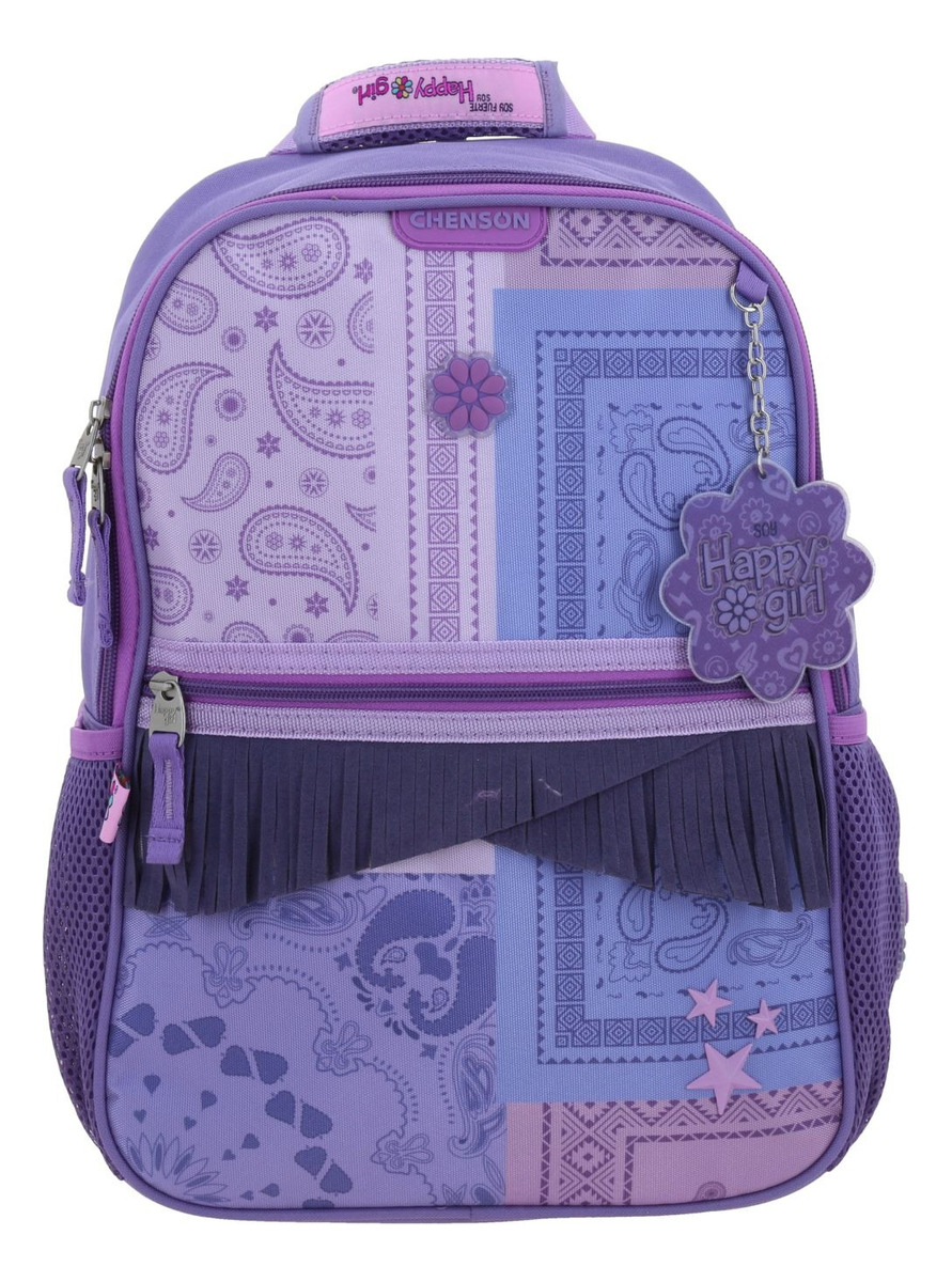 Mochila Escolar Chenson Happy Girl  Cowli Hg70257-u Color Rosa Para Niñas