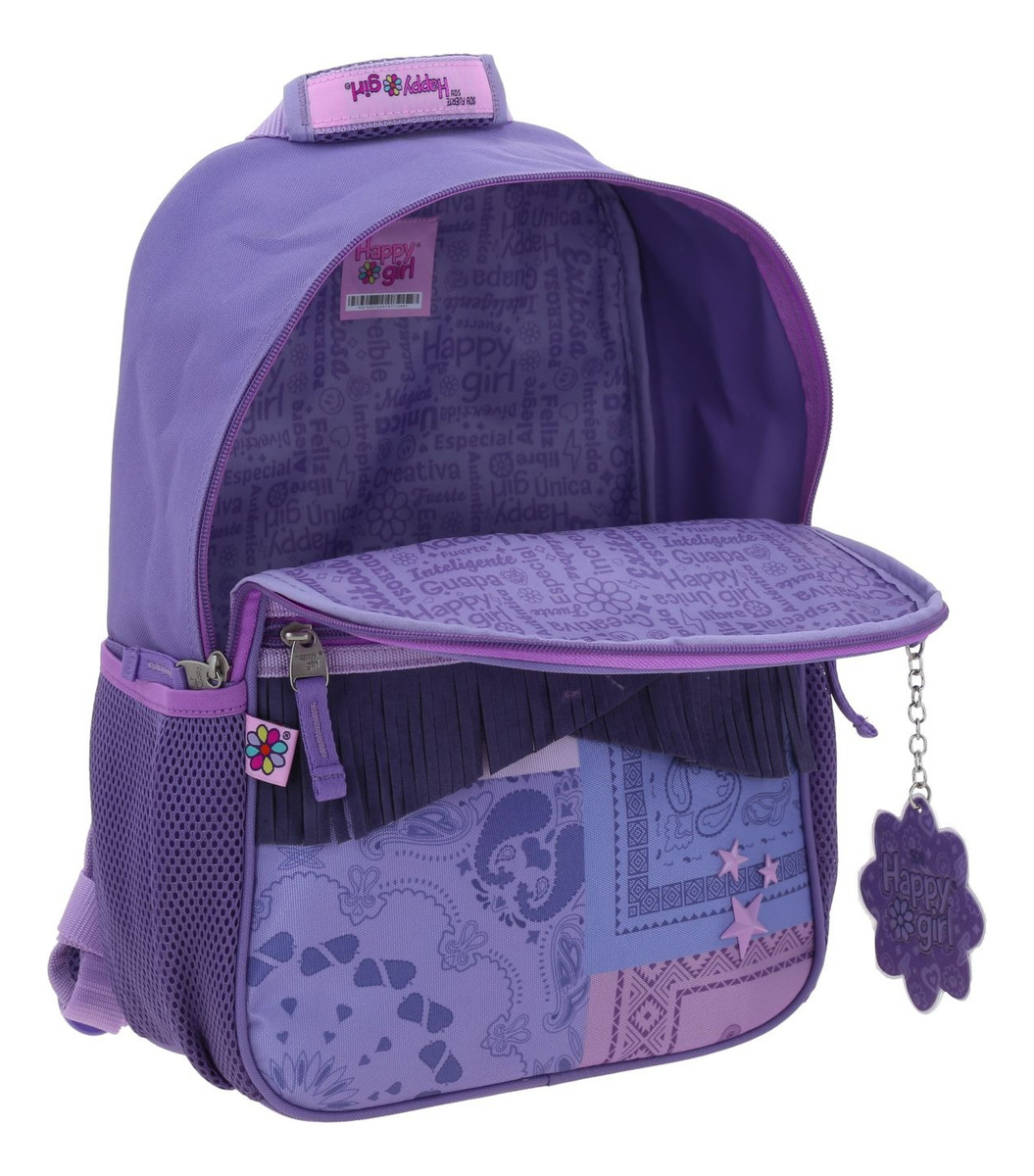 Mochila Escolar Chenson Happy Girl  Cowli Hg70257-u Color Rosa Para Niñas 5