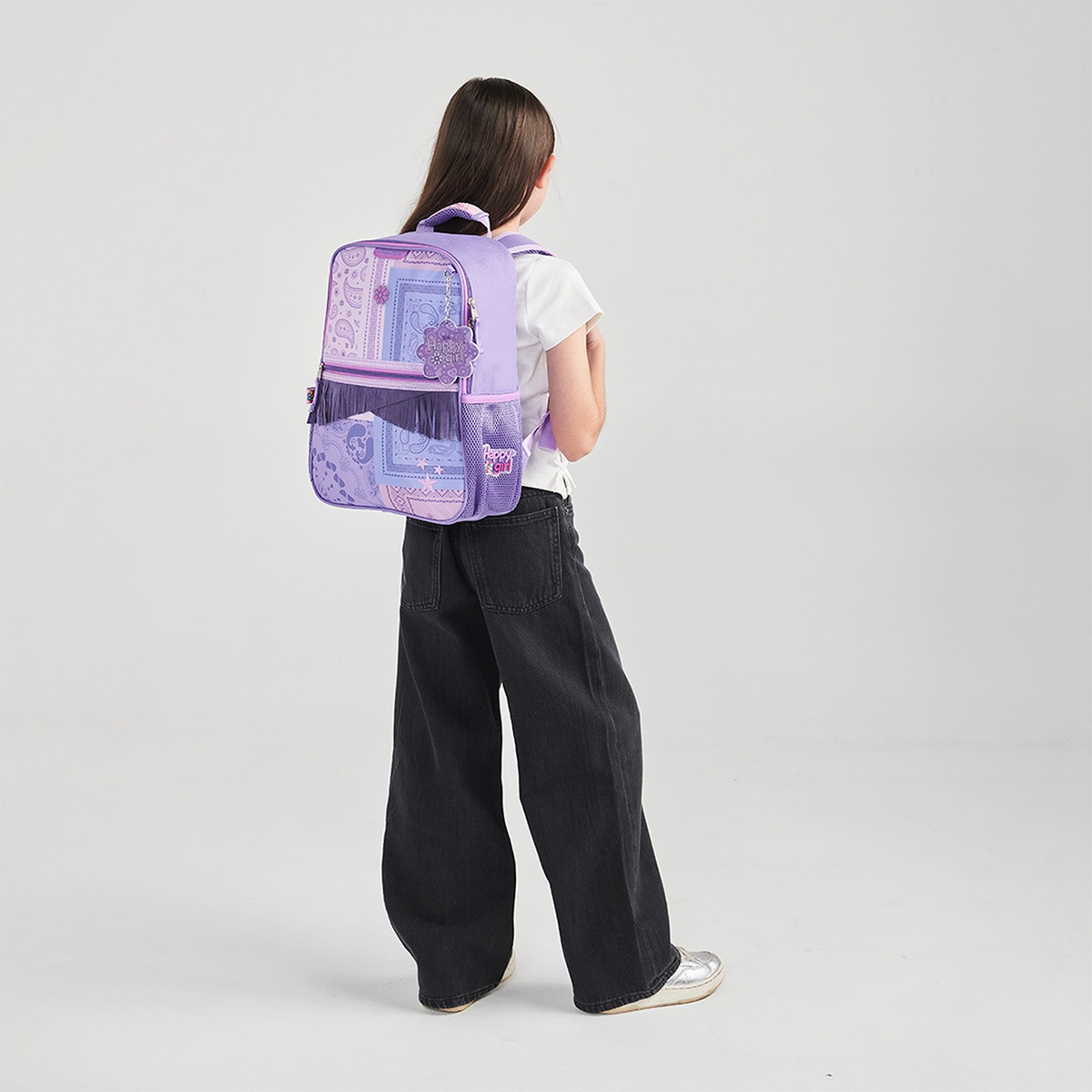 Mochila Escolar Chenson Happy Girl  Cowli Hg70257-u Color Rosa Para Niñas - vista 2