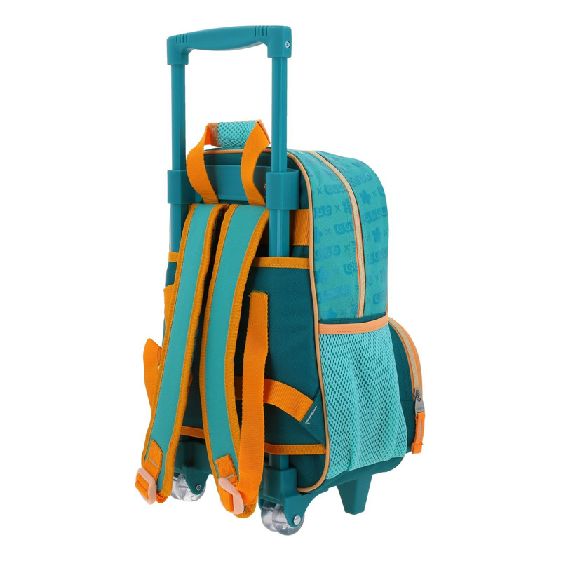 Mochila Escolar Chenson Hei Pr70398-t Azul Turquesa Niña A Ruedas 4