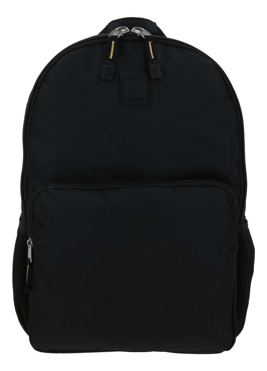Mochila Escolar Chenson Negro Grande 24l 18664823 Diseño De La Tela Liso