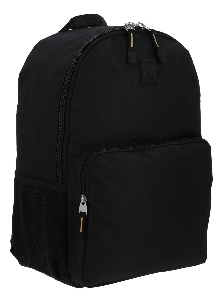 Mochila Escolar Chenson Negro Grande 24l 18664823 Diseño De La Tela Liso 2