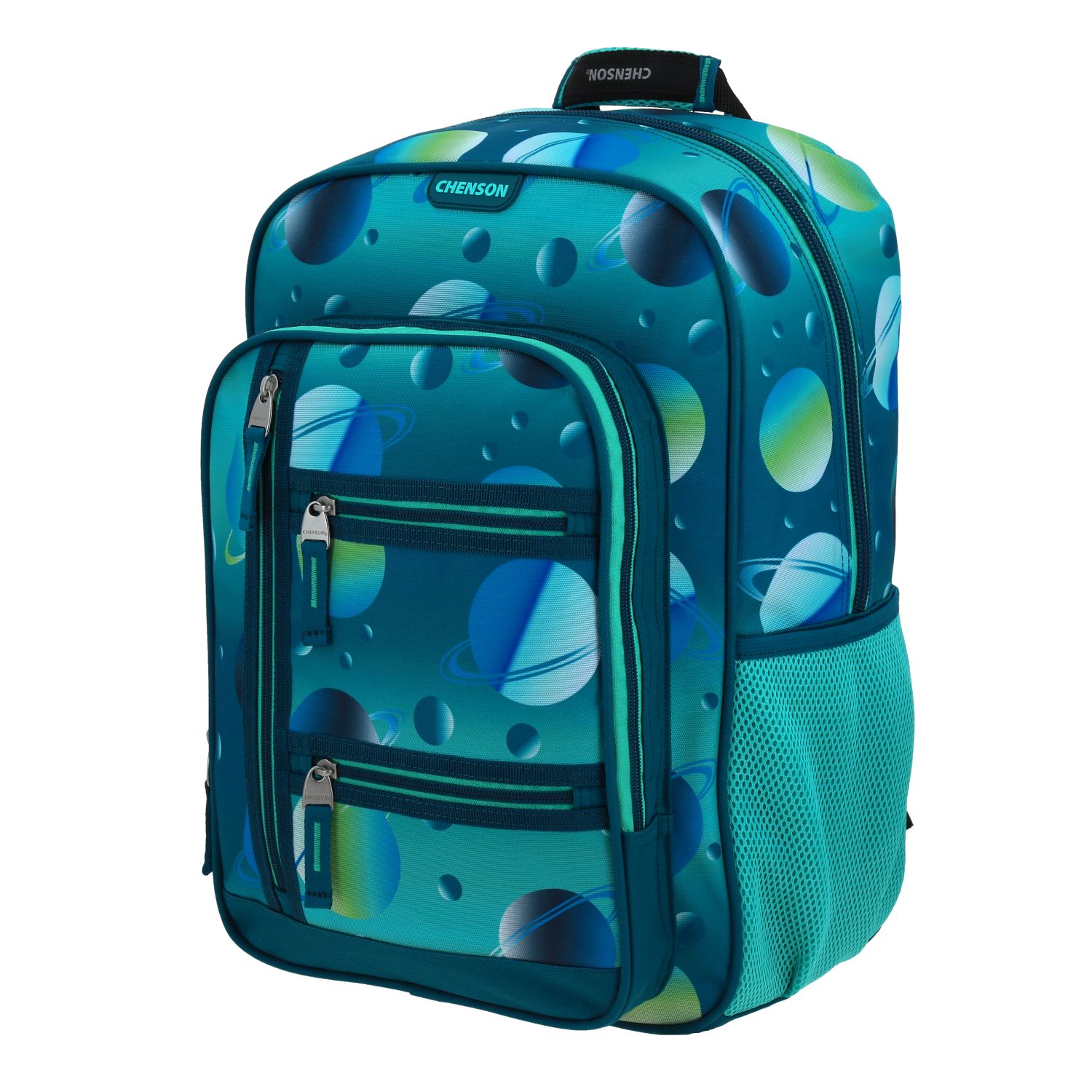 Mochila Escolar Chenson Original Azul con Amplio Compartimento y Bolsillos 2