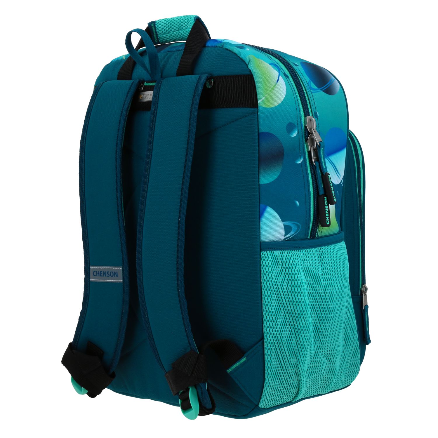 Mochila Escolar Chenson Original Azul con Amplio Compartimento y Bolsillos 5