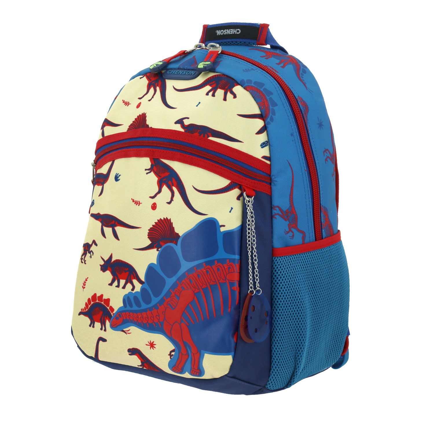 Mochila escolar Chenson Original azul con amplio compartimento y porta tablet 2