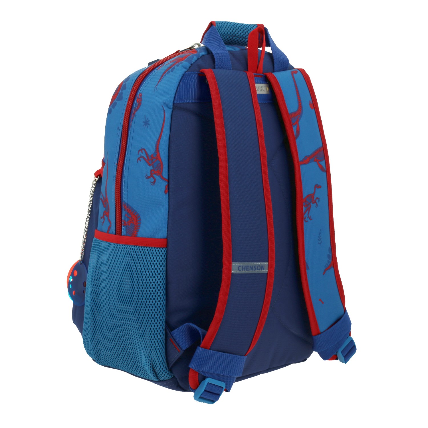 Mochila escolar Chenson Original azul con amplio compartimento y porta tablet 3