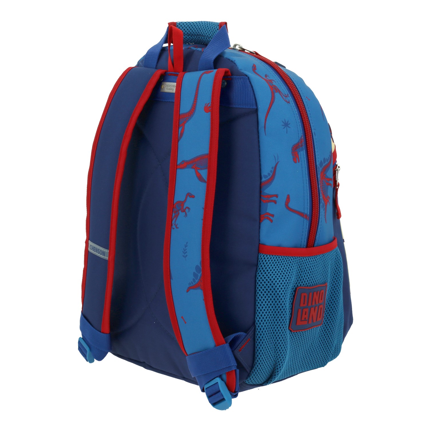 Mochila escolar Chenson Original azul con amplio compartimento y porta tablet 5