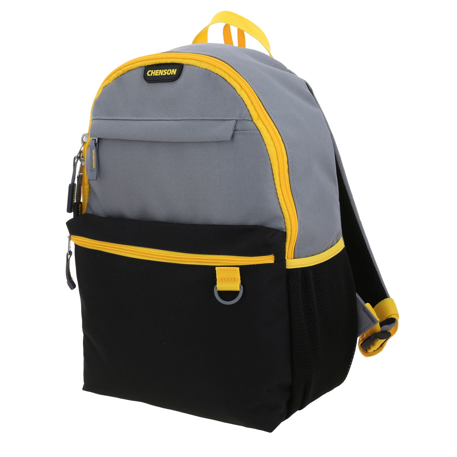 Mochila escolar Chenson Original gris con kit 3×1 – Amplio espacio y estilo 3