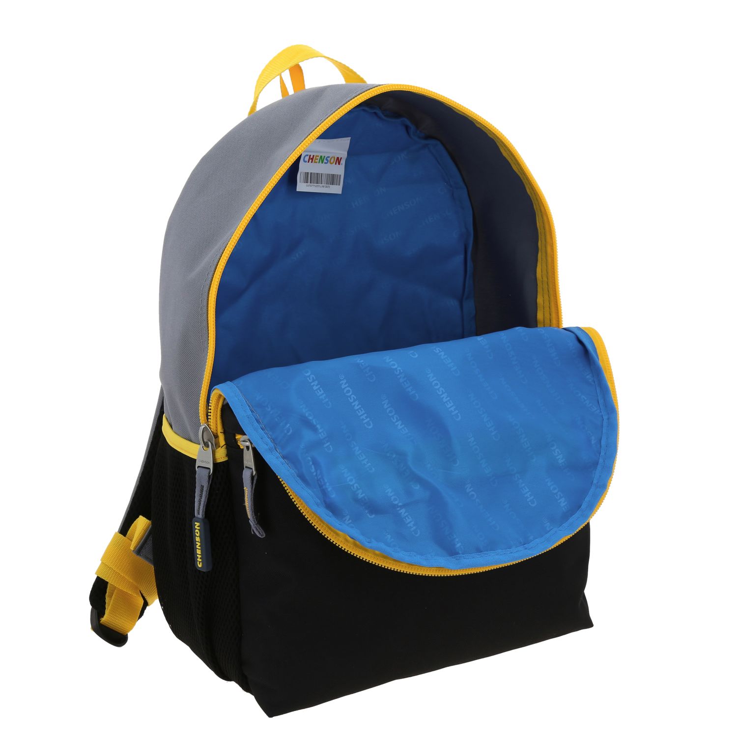 Mochila escolar Chenson Original gris con kit 3×1 – Amplio espacio y estilo - vista 2