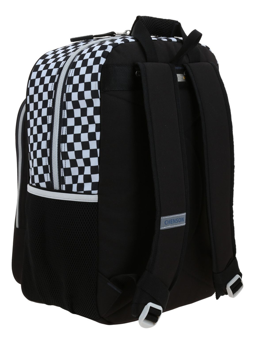 Mochila Escolar Chenson Original Tart Diseno A Cuadri Para Primaria 3