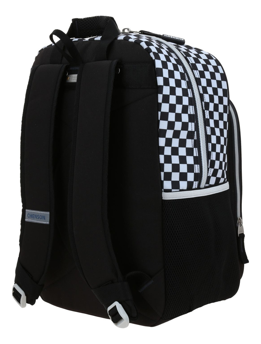 Mochila Escolar Chenson Original Tart Diseno A Cuadri Para Primaria 5