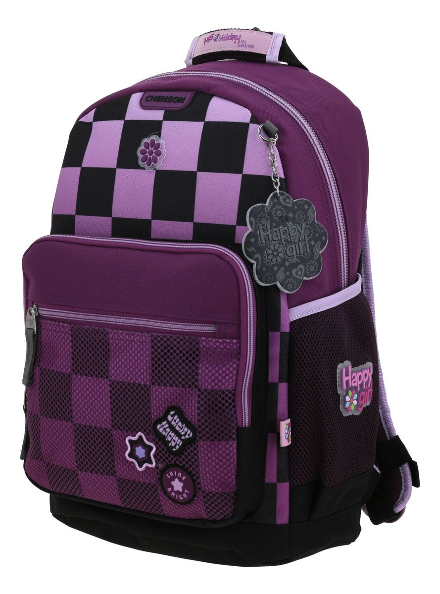 Mochila Escolar Grande Chenson Happy Girl Chester Hg70235-3 2