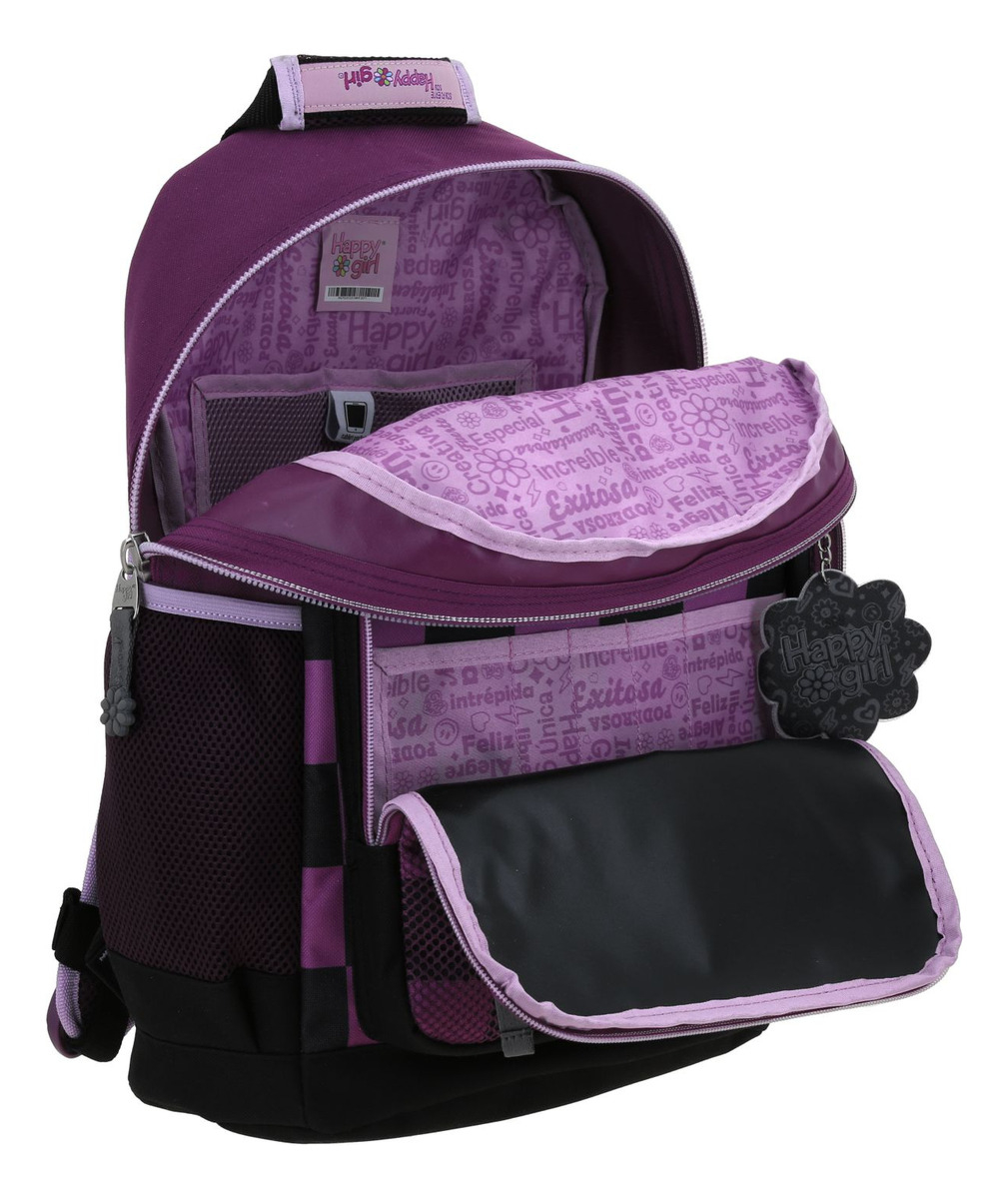 Mochila Escolar Grande Chenson Happy Girl Chester Hg70235-3 4