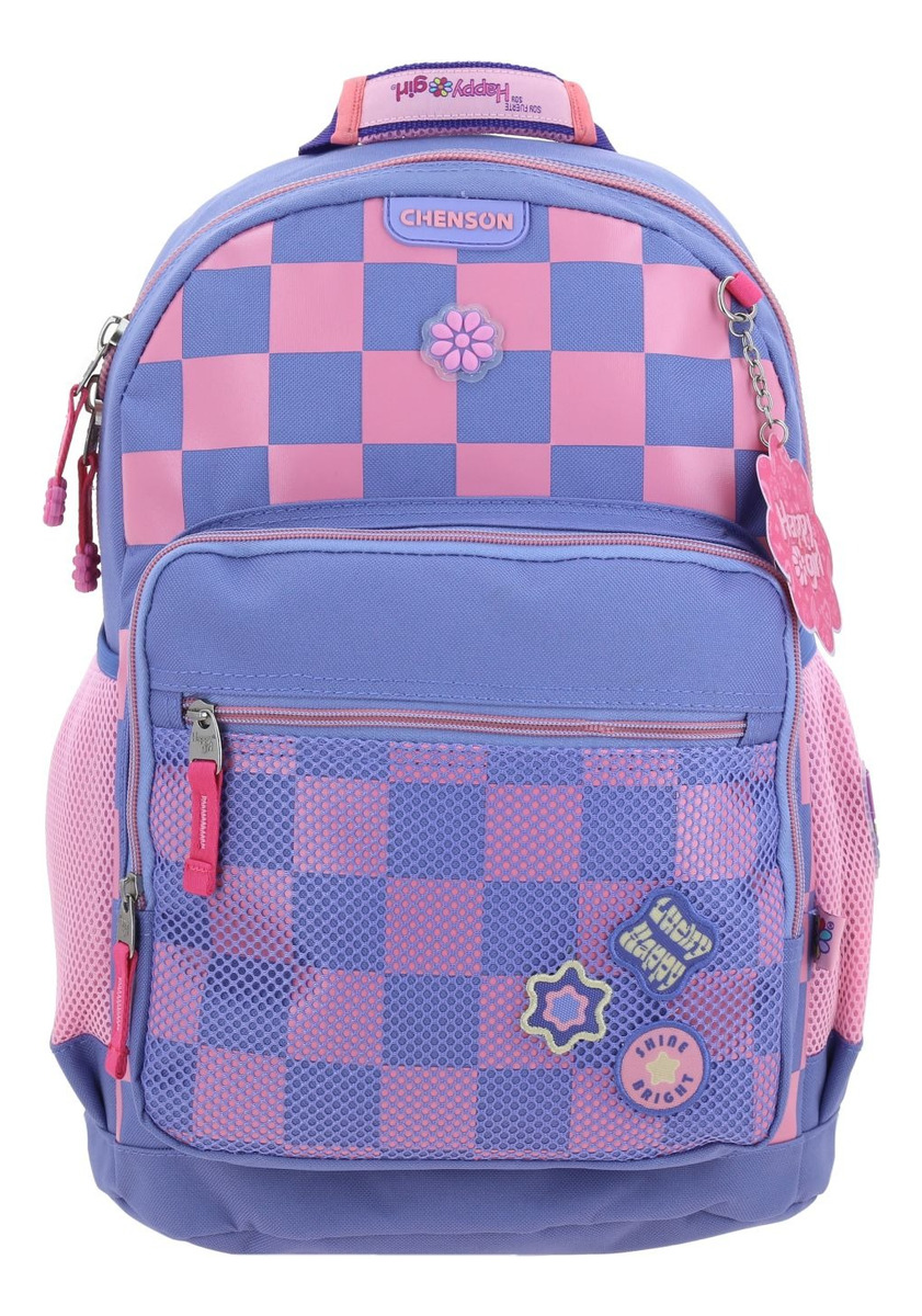 Mochila Escolar Grande Chenson Happy Girl Chester Hg70235-u