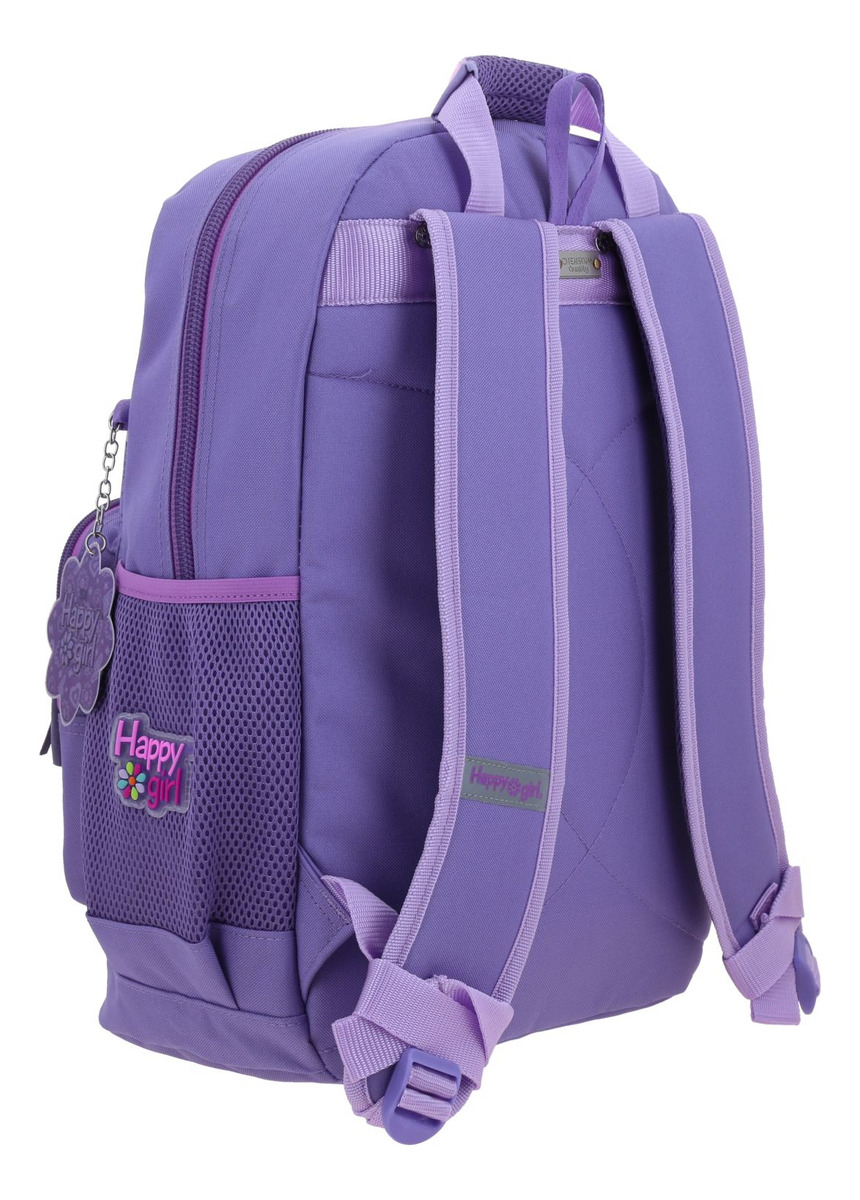 Mochila Escolar Grande Chenson Happy Girl Cowli - vista 2