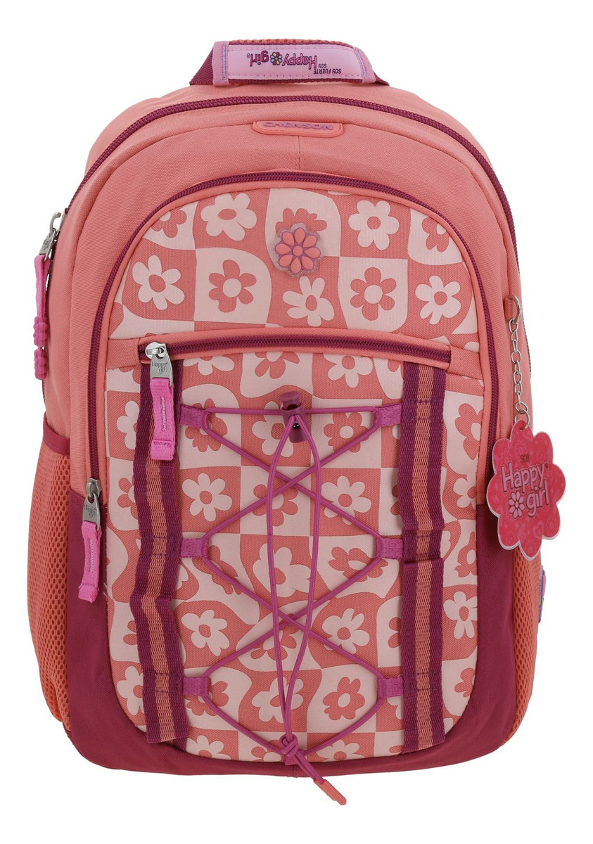 Mochila Escolar Grande Chenson Happy Girl Gruvs Hg70379-f