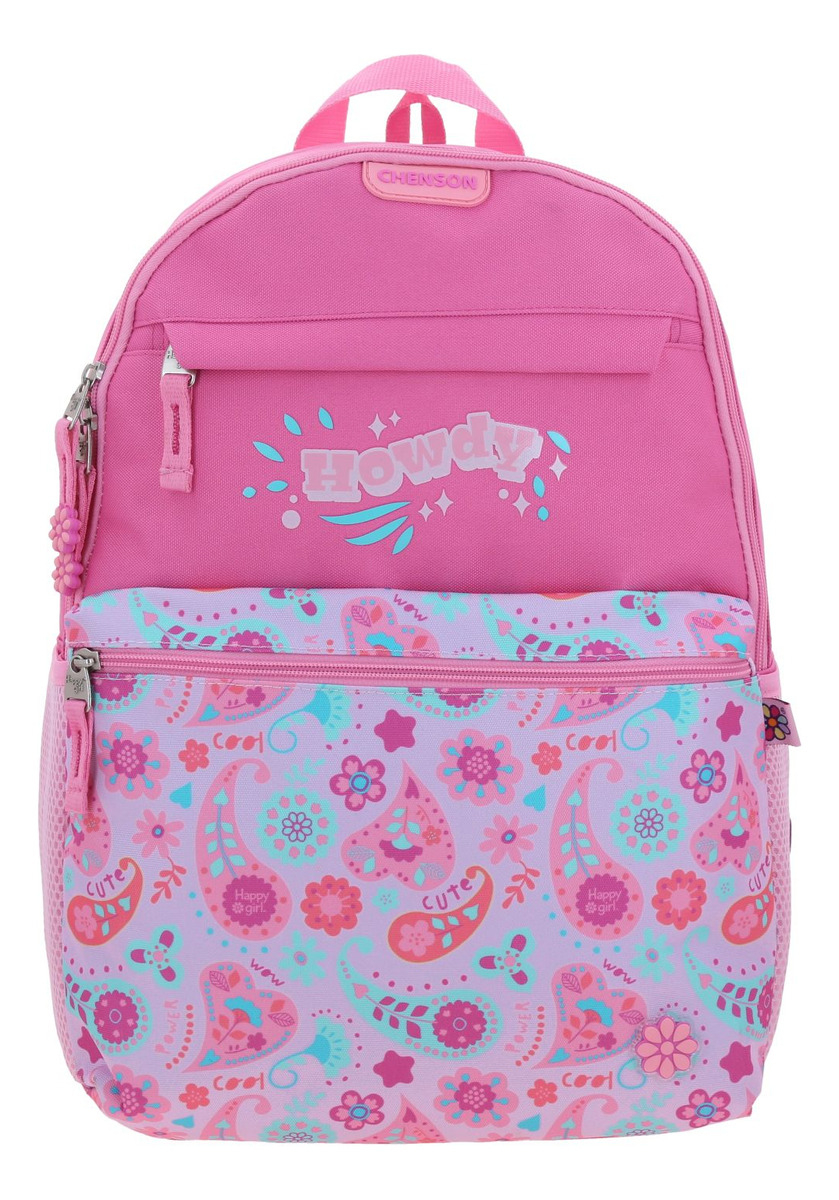 Mochila Escolar Grande Chenson Happy Girl Hg70717-p Xoxo