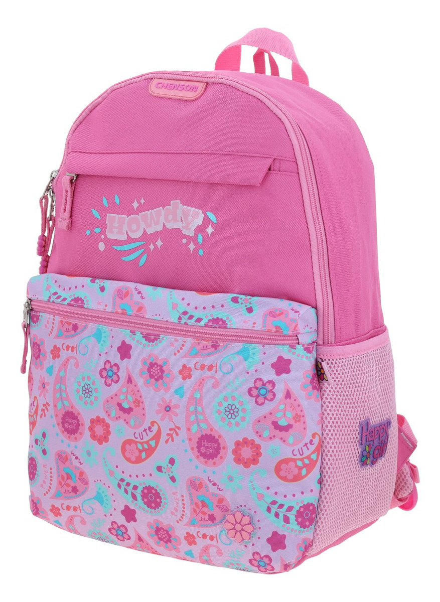 Mochila Escolar Grande Chenson Happy Girl Hg70717-p Xoxo 2