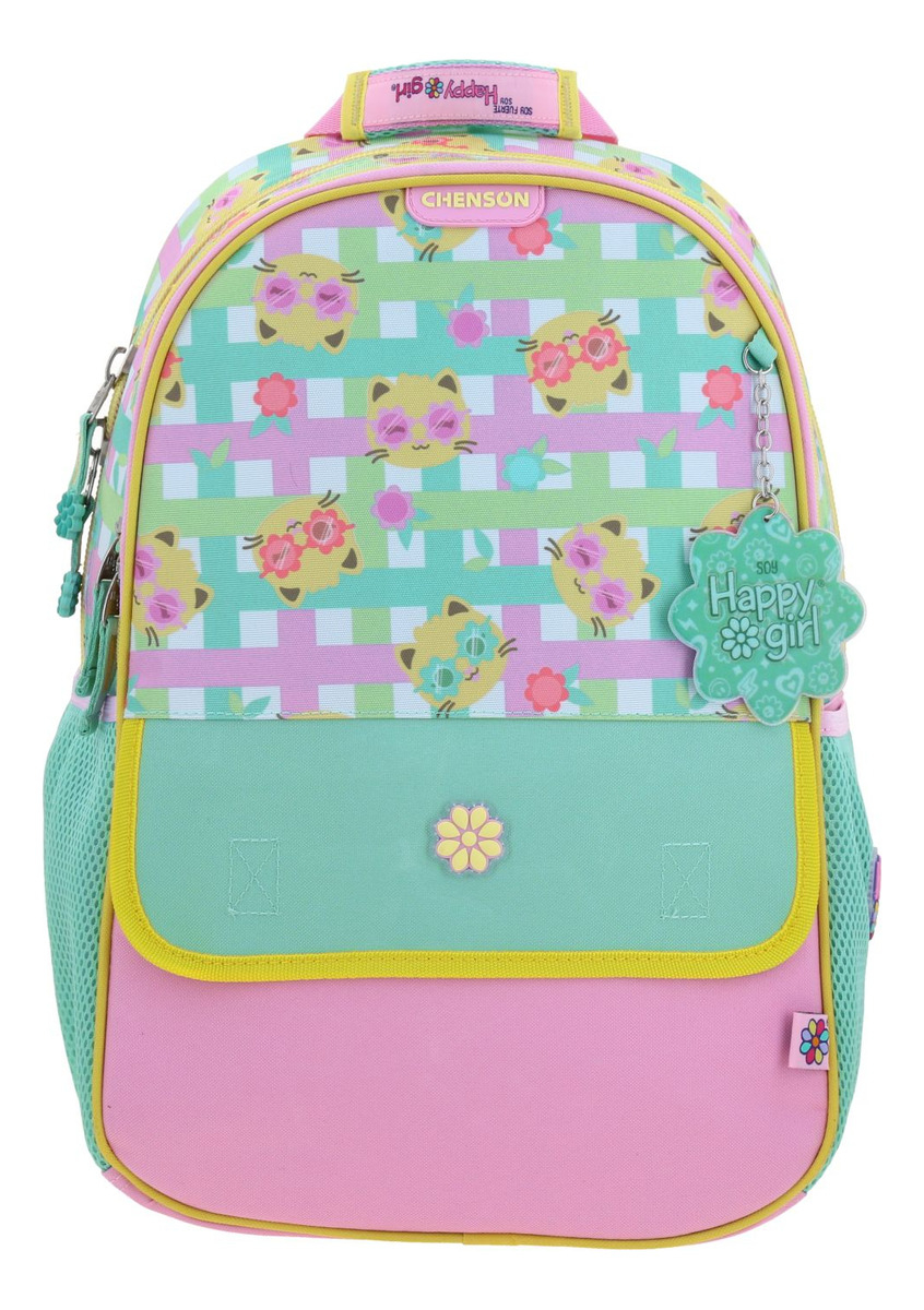 Mochila Escolar Grande Chenson Happy Girl Wendy Hg70706-p
